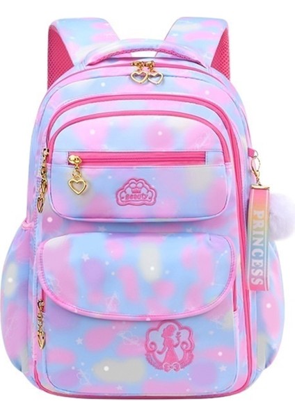 Internet Ünlü Buzdolabı Testi Kapı Açma Okul Çantası Ilkokul Öğrencileri Gradyan Çocuklar ve Kızlar Ultra Hafif Büyük Kapasiteli Yük Azaltıcı Sırt Çantası (Yurt Dışından)
