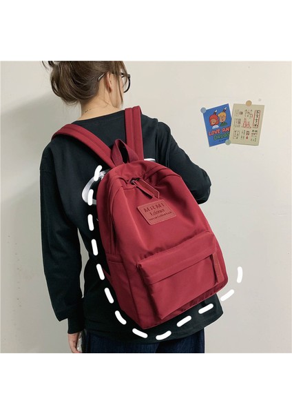 Sırt Çantası Kadın Ins Kore Tarzı Orta ve Lise Öğrencisi Okul Çantası (Yurt Dışından) fırsatları