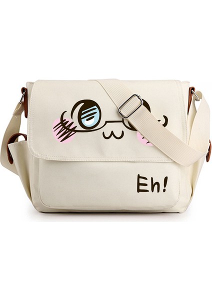 Hetalia Aph Periferik Anime Duanzi Ifade Iki Boyutlu Büyük Kapasiteli Omuz Çantası Messenger Schoolbag Erkekler ve Kadınlar Için (Yurt Dışından)