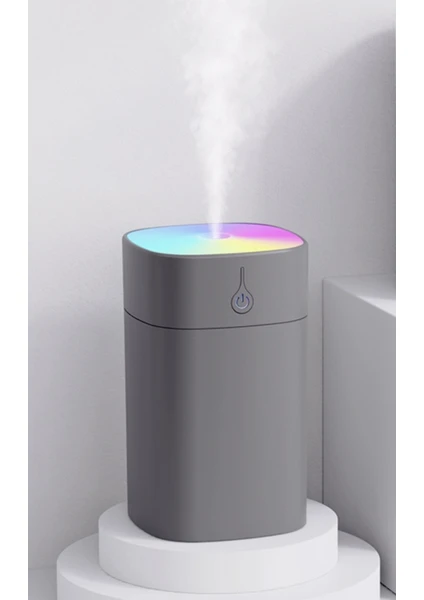 H2O Humidifier 400ML Ultrasonik Hava Nemlendirici Buhar Makinesi ve Aroma Difüzörü