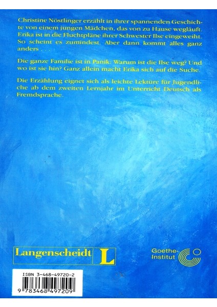 Die Ilse Ist Weg -Christine Nostlinger