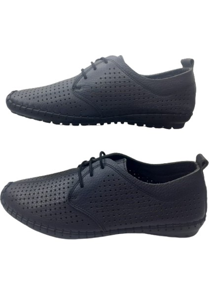 Rekirs Erkek Lacivert Delikli Loafer Ayakkabı Re095-10