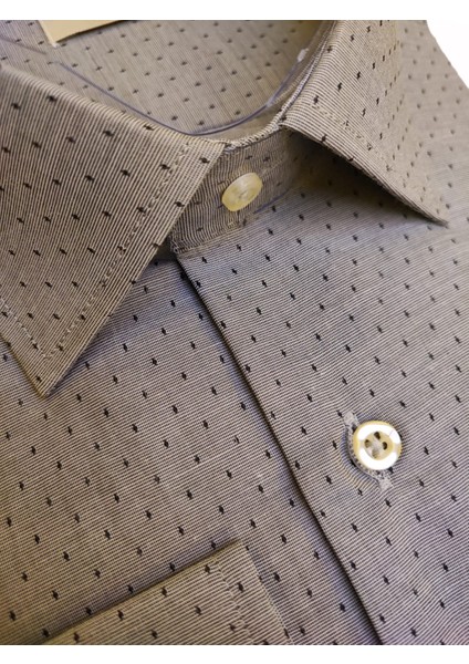 Gri Uzun Kollu Erkek Klasik Gömlek fiyatları