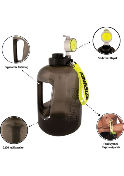 Kingsize Water Tank 2200 ml Siyah fiyatları