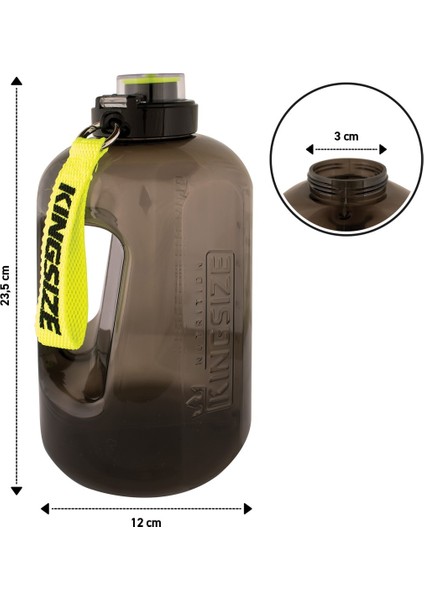 Kingsize Water Tank 2200 ml Siyah