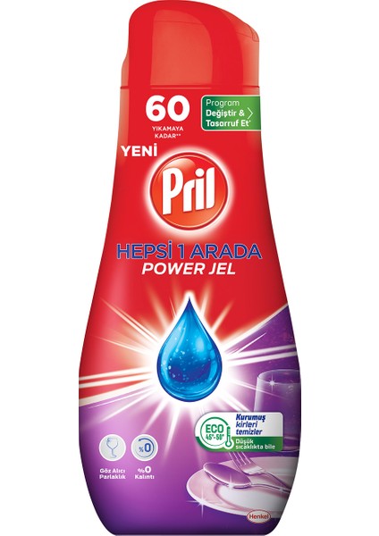 Hepsi Bir Arada Power Jel 60wl (60 Yıkama)