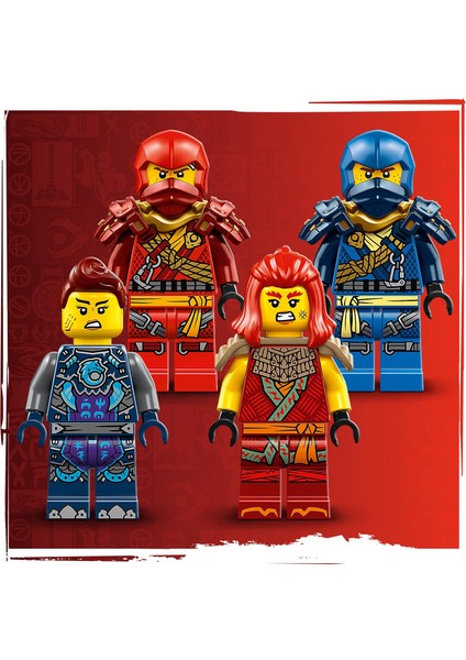 NINJAGO® Kai’nin Ninja Tırmanma Robotu 71812 - 9 Yaş ve Üzeri Çocuklar için 4 Ninja Minifigürü İçeren Yaratıcı Oyuncak Yapım Seti (623 Parça)