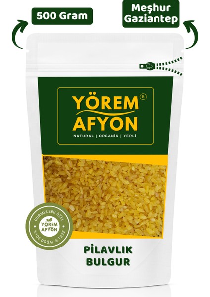 Meşhur Gaziantep Yeni Mahsul Organik Tarım Pilavlık Bulgur | 500gr.