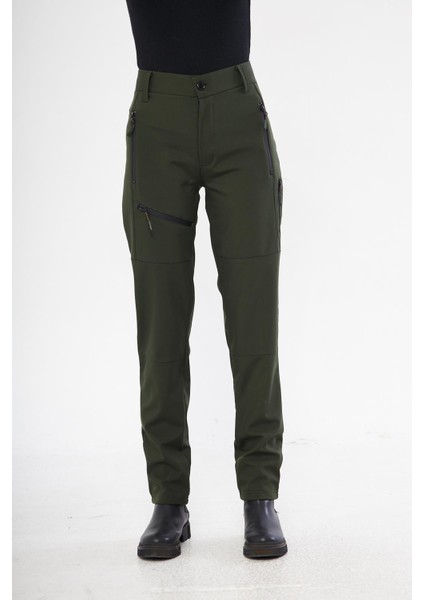 Kadın Içi Polarlı Tactical Outdoor Su Geçirmez Softshell Pantolon indirimleri