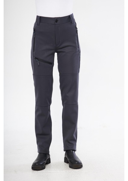 Kadın Içi Polarlı Tactical Outdoor Su Geçirmez Softshell Pantolon