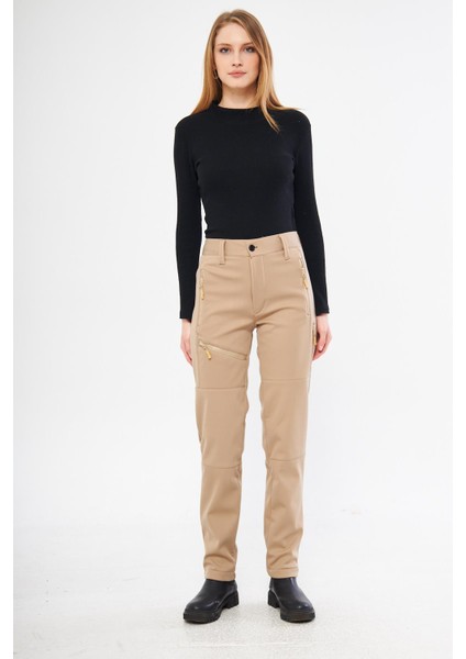 Kadın Içi Polarlı Tactical Outdoor Su Geçirmez Softshell Pantolon fiyatları