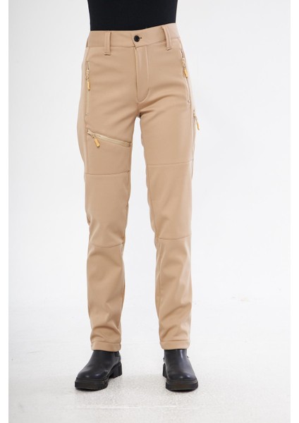 Kadın Içi Polarlı Tactical Outdoor Su Geçirmez Softshell Pantolon indirimleri