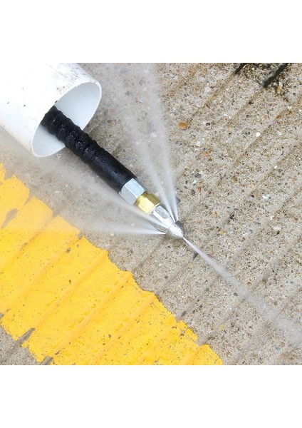 1 Ön 4 Arka Stil M22 Erkek Dişli Paslanmaz Çelik Tahliye Temizleme Nozulu Yüksek Basınçlı Kanalizasyon Temizleme Nozulu Boru Temizleme Lağım Nozulu (Yurt Dışından)