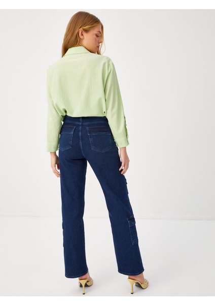 Çok Cepli Straıght Fıt Jean Pantolon 68462 indirimleri