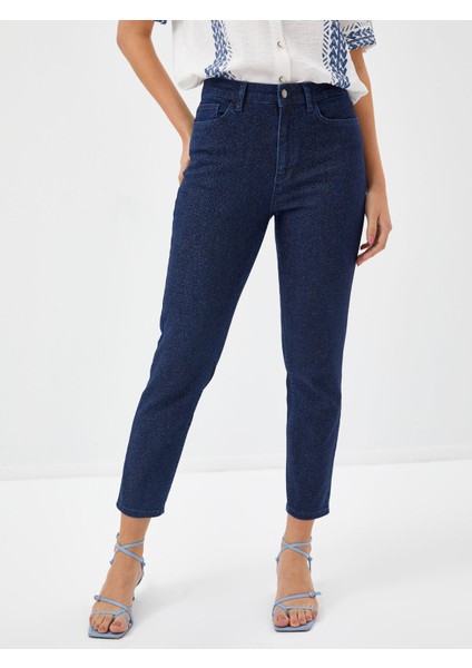 Simli Slım Fıt Jean Pantolon 68475