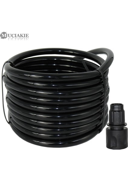 10M-811HORTUM-2CON Stili Mucıakıe 25M Bahçe Suyu Pvc Hortum '' Sulama Borusu Siyah Hızlı Bağlantılı Bahçe Sulama Tüpü (Yurt Dışından) fiyatları