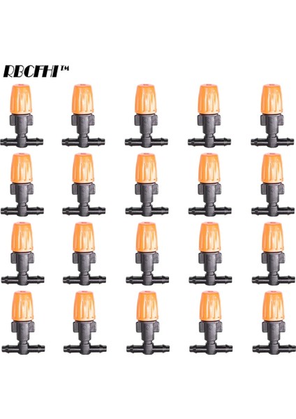 20 Adet Tarzı Rbcfhı Ayarlanabilir Bahçe Damla Sulama Buğulanma Nozulları Boru Hortumu Için Mikro Akış Başlığı Damlatıcılar (Yurt Dışından) fiyatları