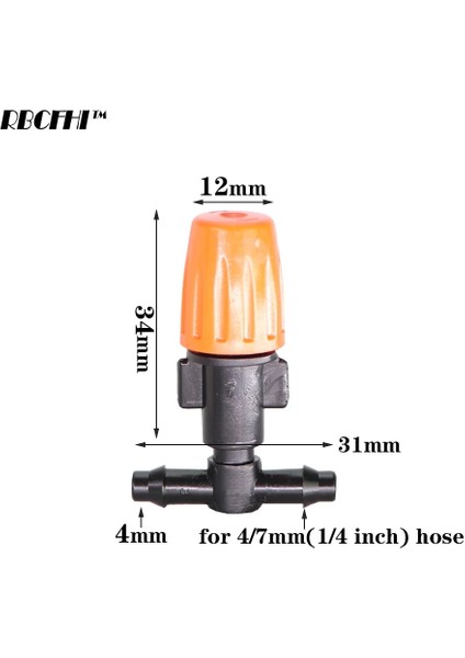 20 Adet Tarzı Rbcfhı Ayarlanabilir Bahçe Damla Sulama Buğulanma Nozulları Boru Hortumu Için Mikro Akış Başlığı Damlatıcılar (Yurt Dışından) modelleri