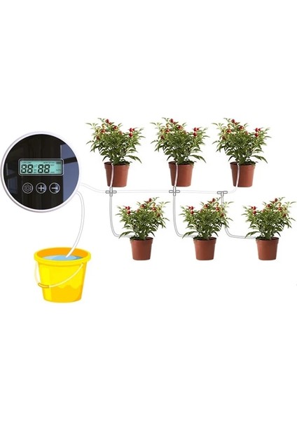 5 Damla Ok Seti Stili Bahçe Akıllı Damla Sulama Sistemi Kapalı Otomatik Sulama Zamanlayıcı Cihazı Ev Için Sulama Kontrol Kitleri, Saksı Kullanımı (Yurt Dışından) fiyatları