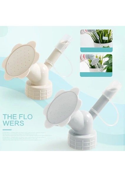 Bej Tarzı Saksı Bitki Sulama Aracı Can Gardelastic Sprinkler Nozul Sulama Kutuları Sprinkler Waterers Şişe Bahçe Aracı (Yurt Dışından)