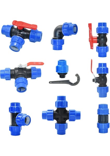 Metal Çekirdek Stili 32 mm mm Pvc Pe Tüp Musluk Suyu Bölücü Plastik Hızlı Vana Bağlayıcı Bahçe Çiftliği Sulama Su Boru Ek Parçaları (Yurt Dışından) modelleri