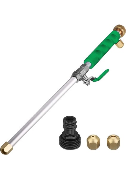 Yeşil Stil Yüksek Basınçlı Su Tabancası Püskürtme Memesi Metal Su Tabancası Elektrikli Araba Yıkayıcı Bahçe Sprinkler Temizleme Aracı Jet Bahçe Yıkayıcı Hortum Değnek (Yurt Dışından)