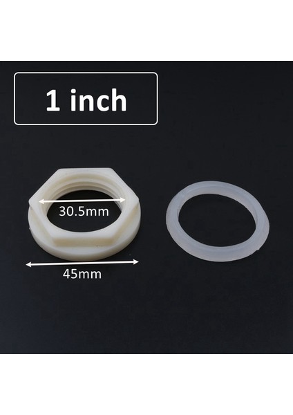 1 Inç Tarzı Bahçe Sulama Konnektörü Akvaryum Balık Tankı Parçaları Için Plastik Inç Dişli Somunlar 1 Adet (Yurt Dışından)