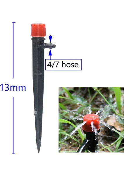 8 Adet Damlatıcı Tarzı Hortum Damla Sulama Sistemi Derecesi Ayarlanabilir 8 Delik Yağmurlama Seti Bahçe Sulama Yerleştirme Mikro Akış Damlatıcı (Yurt Dışından) modelleri
