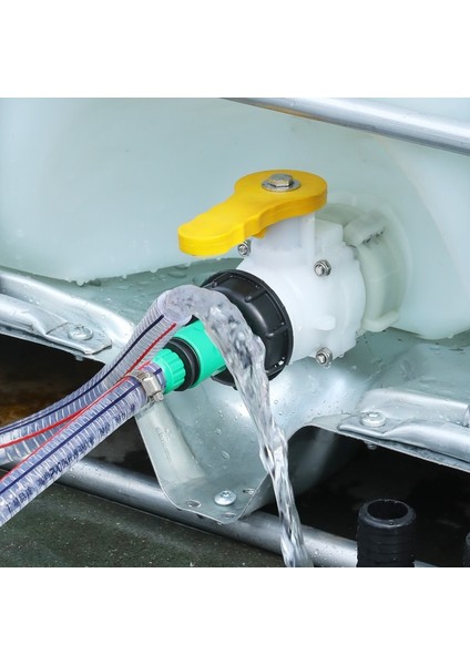 No.6 Tarzı Ibc Tank Adaptörü S60X6 Konu Plastik Bahçe Musluk Vanası Sulama Konektörü Su Deposu Bağlantı Parçaları Ev Aracı 1 Adet (Yurt Dışından)