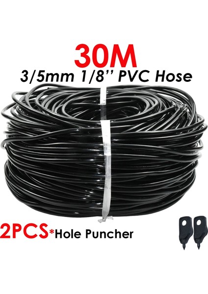 SPL11-KIT14-30M Stili 3 Ben 5mm Sprycle M Pvc Hortum Mikro Damla Sulama Sistemi W Puncher '' Bahçe Boru Borusu Ok Damlatıcı Bitkiler Sera (Yurt Dışından)