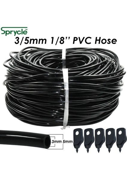 SPL11-KIT14-30M Stili 3 Ben 5mm Sprycle M Pvc Hortum Mikro Damla Sulama Sistemi W Puncher '' Bahçe Boru Borusu Ok Damlatıcı Bitkiler Sera (Yurt Dışından)
