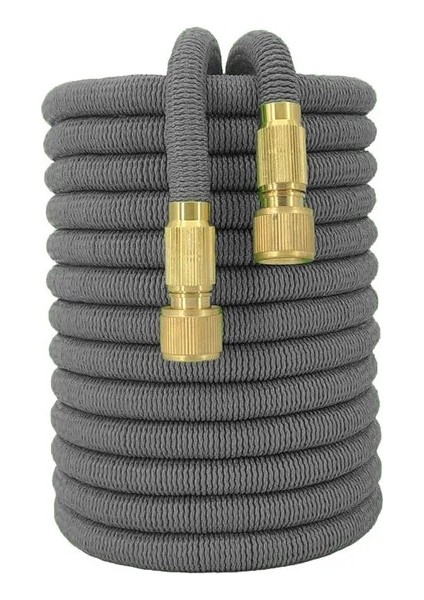 Koyu Gri Tarzı 2.5m-Esnek-7.5m Fabrika Doğrudan Bahçe Sulama Hortumu Teleskopik Sihirli Hortum Tüpü Yüksek Basınçlı Araba Yıkama Kauçuk Hortum Bahçe Sulaması Için Uygun (Yurt Dışından)