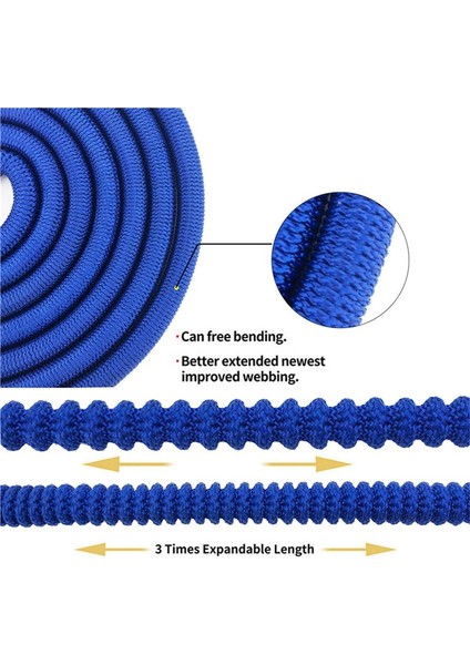 Koyu Gri Tarzı 2.5m-Esnek-7.5m Fabrika Doğrudan Bahçe Sulama Hortumu Teleskopik Sihirli Hortum Tüpü Yüksek Basınçlı Araba Yıkama Kauçuk Hortum Bahçe Sulaması Için Uygun (Yurt Dışından) fiyatları