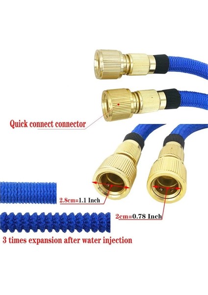Koyu Gri Tarzı 2.5m-Esnek-7.5m Fabrika Doğrudan Bahçe Sulama Hortumu Teleskopik Sihirli Hortum Tüpü Yüksek Basınçlı Araba Yıkama Kauçuk Hortum Bahçe Sulaması Için Uygun (Yurt Dışından) indirimleri