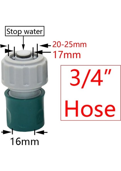 L Tarzı Inç Bahçe Hortumu Hızlı Bağlantı mm Boru Azaltma Bağlantısı Durdurma Suyu Ortak Sulama Sistemi Adaptörü (Yurt Dışından) fırsatları