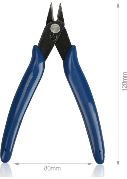 Mavi Tel Makas Stili Kabartma Toz Aracı Aplikatör Ince Kıl Kullanışlı Diy Crafting Kartı Aracı Glitter ile Kabartma Tozları Scrapbooking (Yurt Dışından)