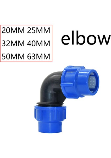 Dirsek Stili 25 mm mm Pvc Pe Tüp Musluk Suyu Bölücü Plastik Hızlı Vana Bağlayıcı Bahçe Çiftliği Sulama Su Boru Ek Parçaları (Yurt Dışından)