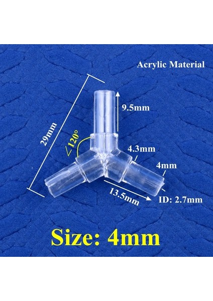 6mm Tarzı 20 Parça 5~~12MM Gıda Sınıfı Plastik ∠120° Y-Tipi Tee Konnektör Akvaryum Tankı Hava Pompası Sıvı Gaz Yönlendirici Su Pagoda Hortum Bağlantısı (Yurt Dışından) fırsatları