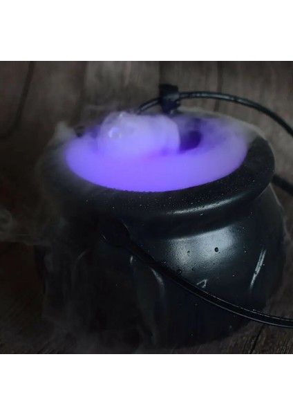 Ingiltere Fiş Stili Euusuk Cadılar Bayramı Duman Makinesi Sis Mist Maker Renk Değiştiren Kazan Şekli Duman Makinesi Sisleyici Tatil Parti Dekorasyon Prop (Yurt Dışından) fiyatları
