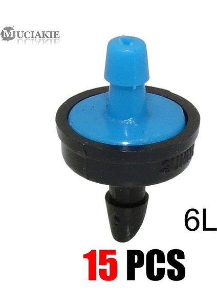 BXAB810CX15PCS Stili L Basınç Dengeleyici Verici Kendi Kendini Temizleyen Damla Sulama Suyu Regülatörü Mini Hat Içi Verici (Yurt Dışından)