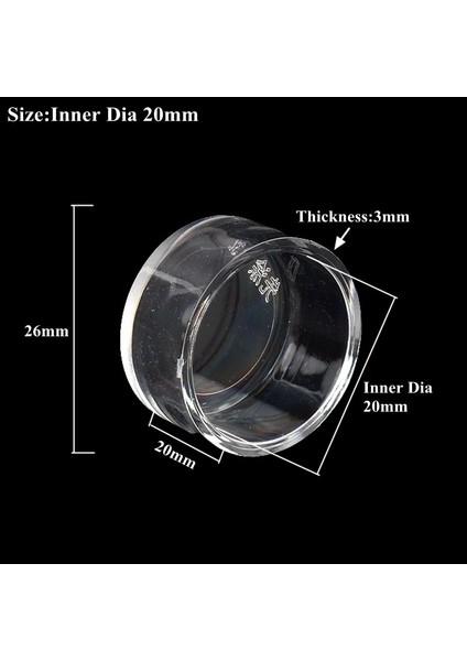 Iç Çap 20MM Stili 1 Bilgisayar 1 ~ ~ 32MM Şeffaf Akrilik Uç Kapağı Boru Konektörü Akvaryum Balık Tankı Su Temini Tüpü Uç Tapası Bahçe Sulama Derzi (Yurt Dışından)