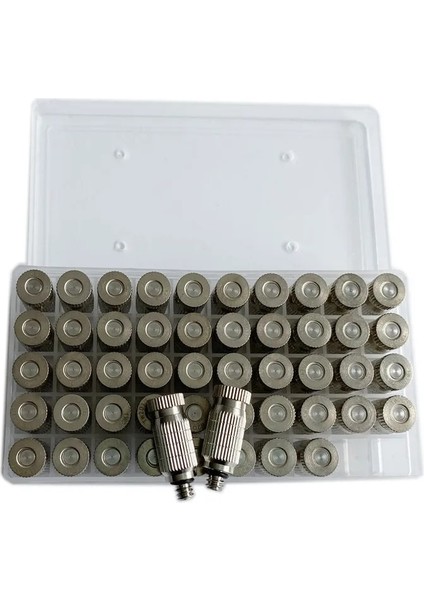 Nikel 0,3 mm Meme Stili S364 Yüksek Li Yüksek Basınçlı Pirinç Sis Sis Nozulu Sisleme Püskürtme Başlığı Erkek Dişli Orifis Sis Nozulları (Yurt Dışından)