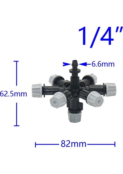 Barb x B Stili Asılı Çapraz Çok Buğulanma Nozulu Sis Sprinkler Anti Damla Buğulanma Nozulu Dikenli Dişli Konektörlü 1 Takım (Yurt Dışından) indirimleri