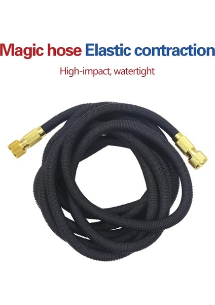Siyah-Paket-02 Tarzı 17FT 17FT-125FT Bahçe Hortumu Genişletilebilir Sihirli Esnek Su Hortumu Ab Hortum Plastik Hortumlar Sulama Için Püskürtme Tabancalı Boru (Yurt Dışından) indirimleri