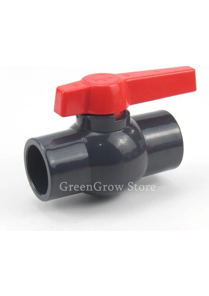 Koyu Gri Tarzı Iç Çap 20MM ~ Upvc Küresel Vana Bahçe Su Boru Bağlantısı Akvaryum Tank Adaptörü Endüstriyel Su Arıtma Pvc Boru Küresel Vana (Yurt Dışından)