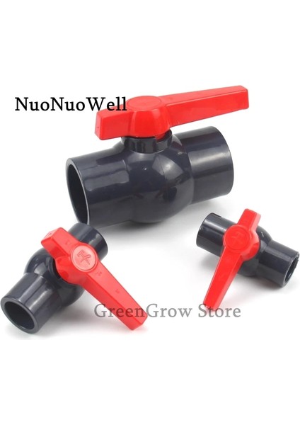 Koyu Gri Tarzı Iç Çap 20MM ~ Upvc Küresel Vana Bahçe Su Boru Bağlantısı Akvaryum Tank Adaptörü Endüstriyel Su Arıtma Pvc Boru Küresel Vana (Yurt Dışından) fırsatları