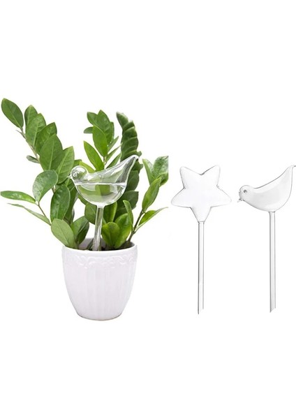 Yıldız Stili Otomatik Kendinden Sulama Cihazı Houseplant Bitki Pot Sulama Ampulleri Kuş Şekli Bahçe Sulama Tesisi Çiçek Sulama Aracı (Yurt Dışından) modelleri