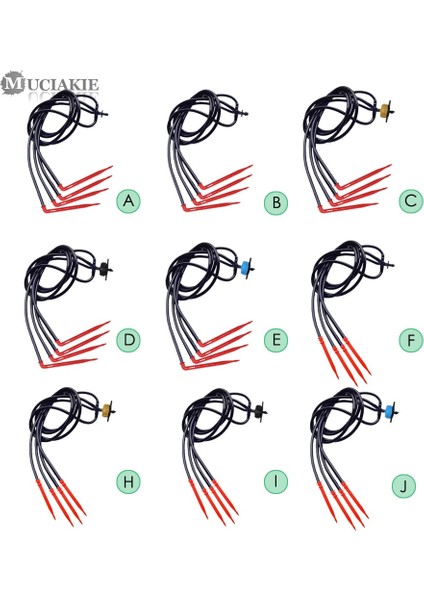 1 Adet 35COB35CON-STR Stili Mucıakıe -Çıkış Mikro Damla Sulama Kiti Örümcek Dağıtım W Dirsek Düz Kırmızı Damlatıcılar Veranda Saksı Sera Damlası (Yurt Dışından)
