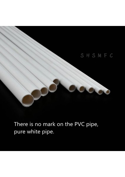 6MMX8MM Stili 5 Adet 2~ Uzunluk 50CM Dış Çap 6~15MM Pvc Beyaz Boru Balık Tankı Akvaryum Tüpü Bahçe Sulama Sulama Armatürleri (Yurt Dışından)