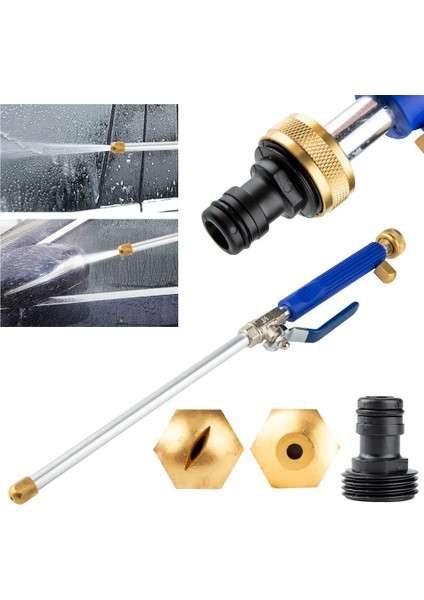 Siyah Stil Yüksek Basınçlı Su Tabancası Metal Su Tabancası Yüksek Basınçlı Güç Araba Yıkama Makinesi Sprey Araba Yıkama Aletleri Bahçe Su Jeti Basınçlı Yıkama Makinesi (Yurt Dışından)